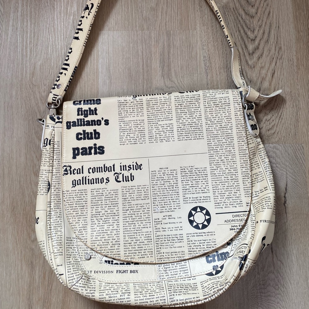 Newspaper Messenger Bag